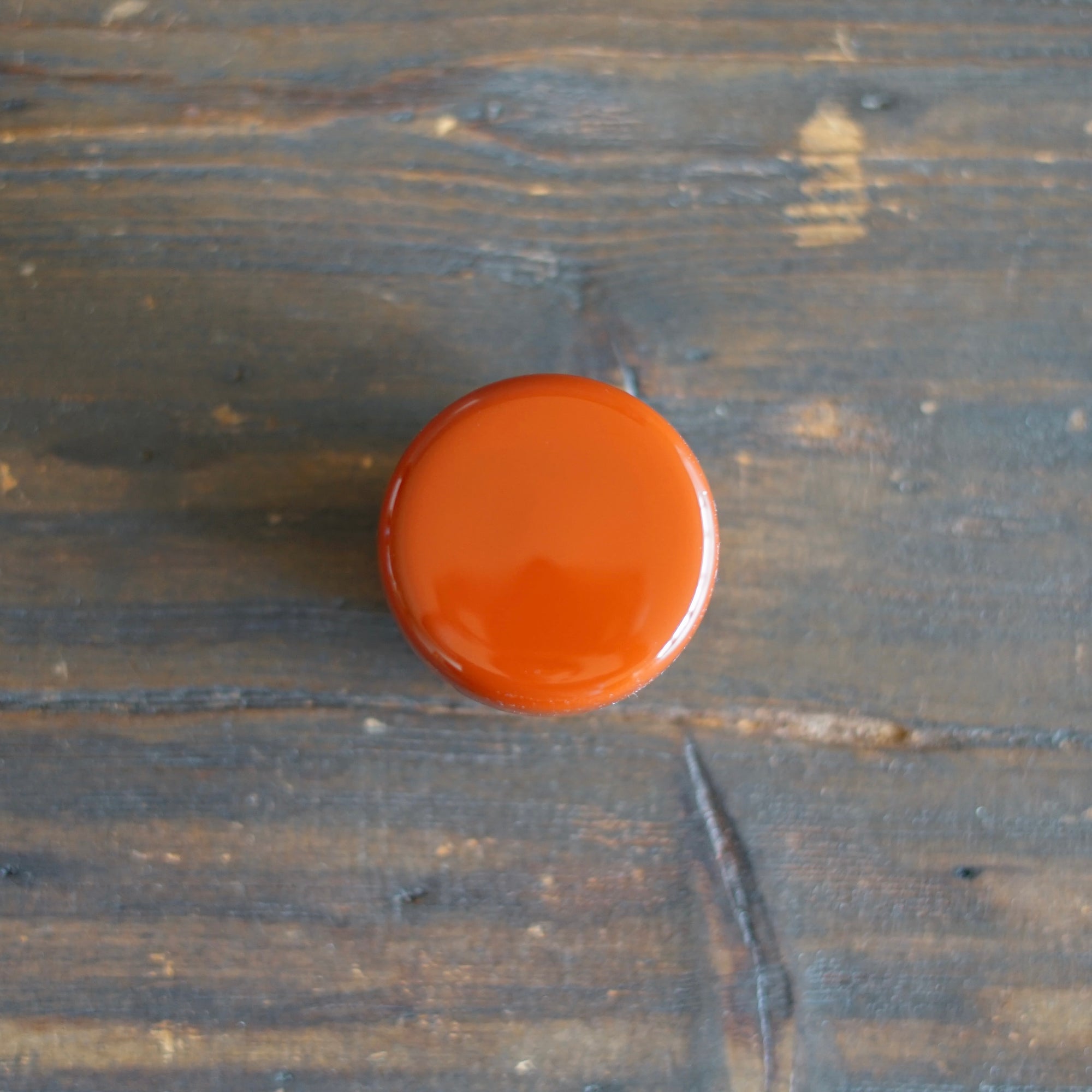 Small Red NATSUME Matcha Container #KU38B