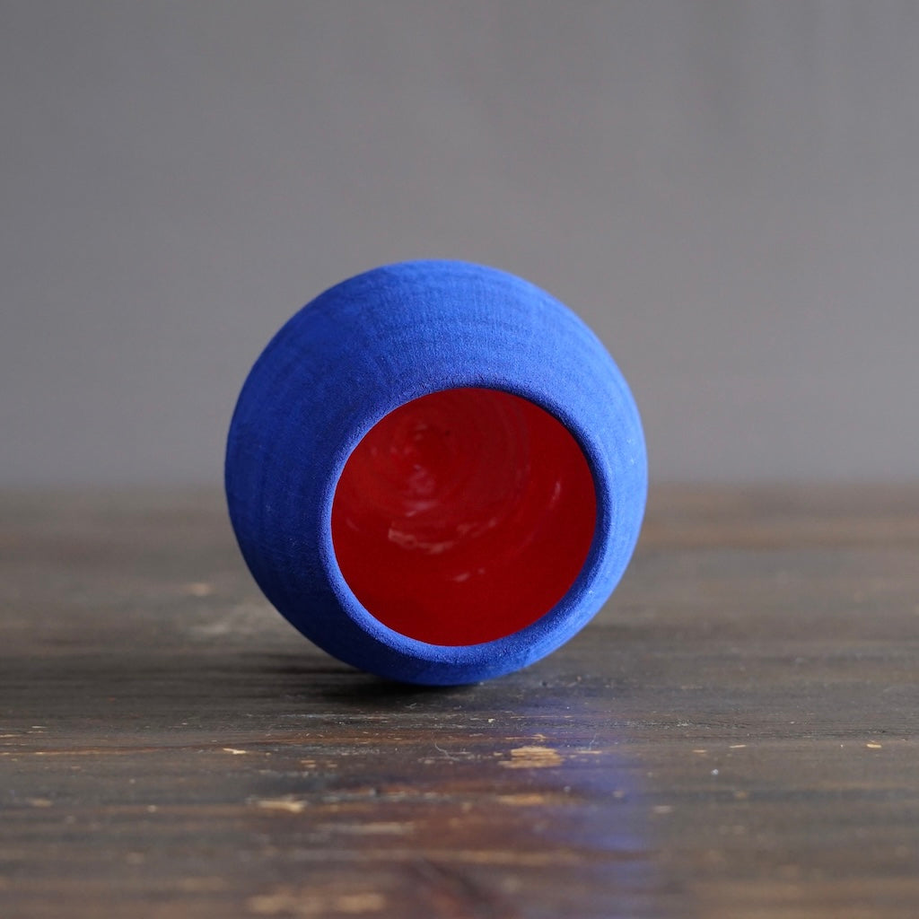 Blue / Red Small Dino Vase #JT442D