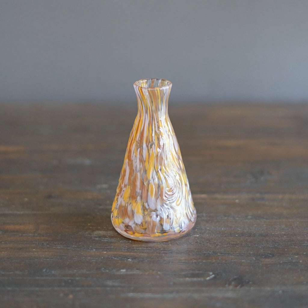 Orange Petal Flower Vase #MZ5