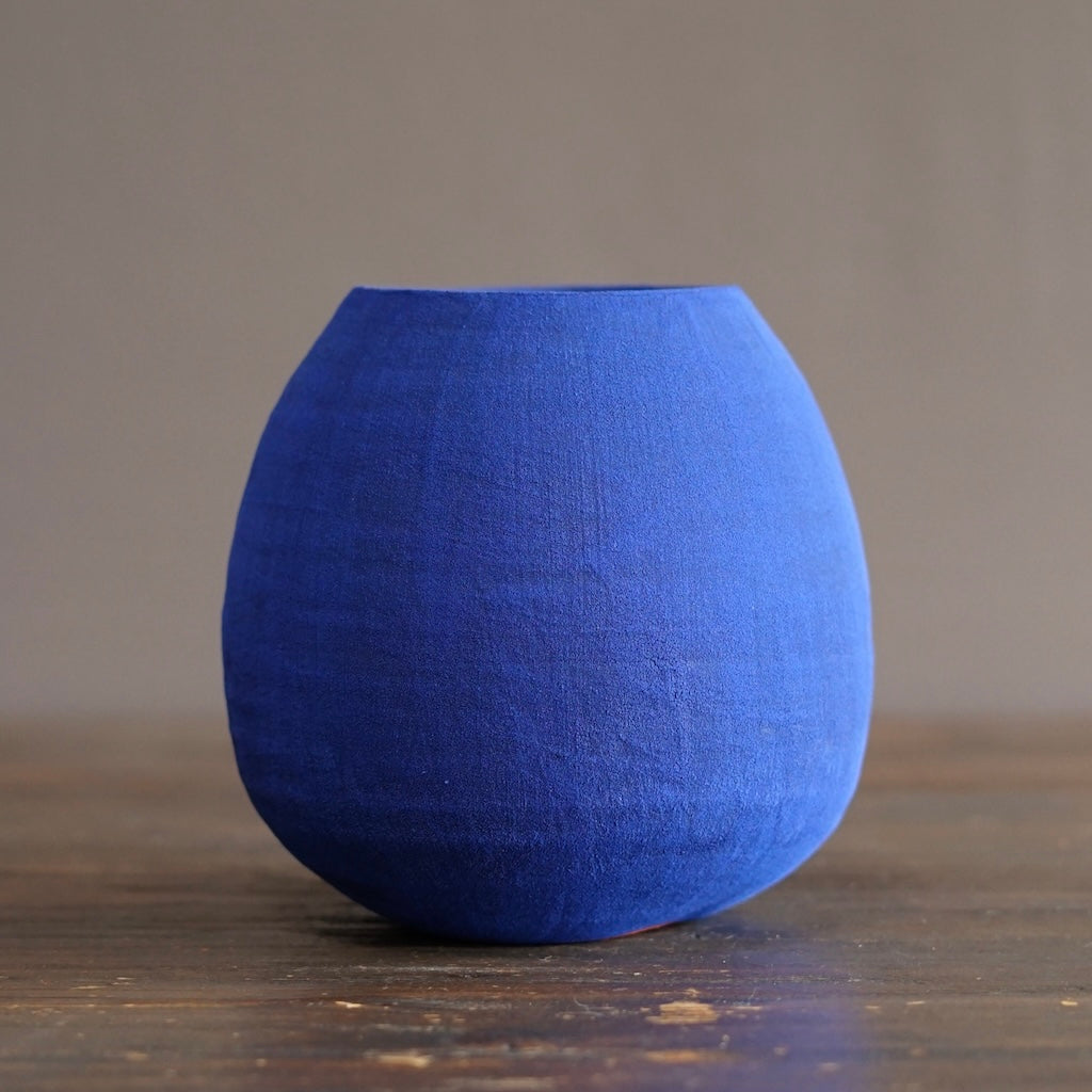 Blue / Red Dino Vase #JT440A