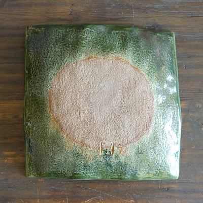 Green Square Plate #UM74F