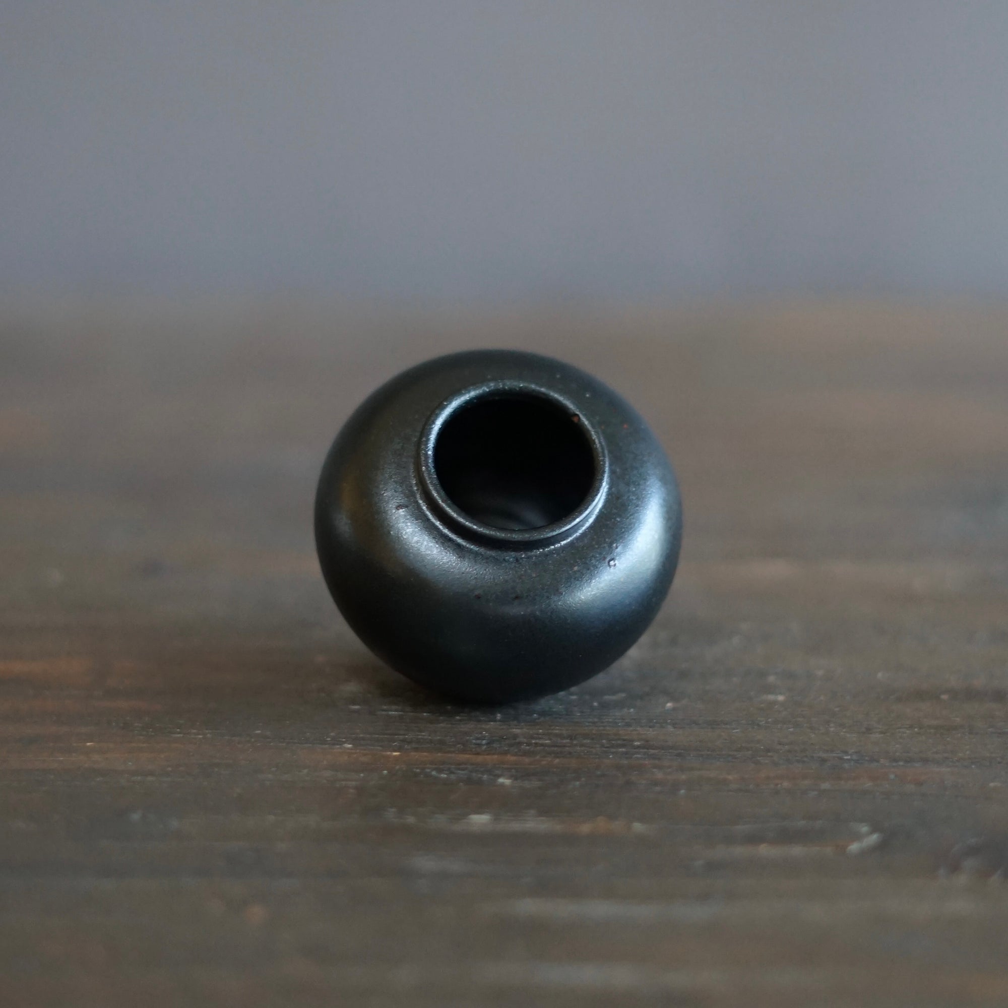 Black Chaire Tea Caddy w/ 3D Printing Top #KU17