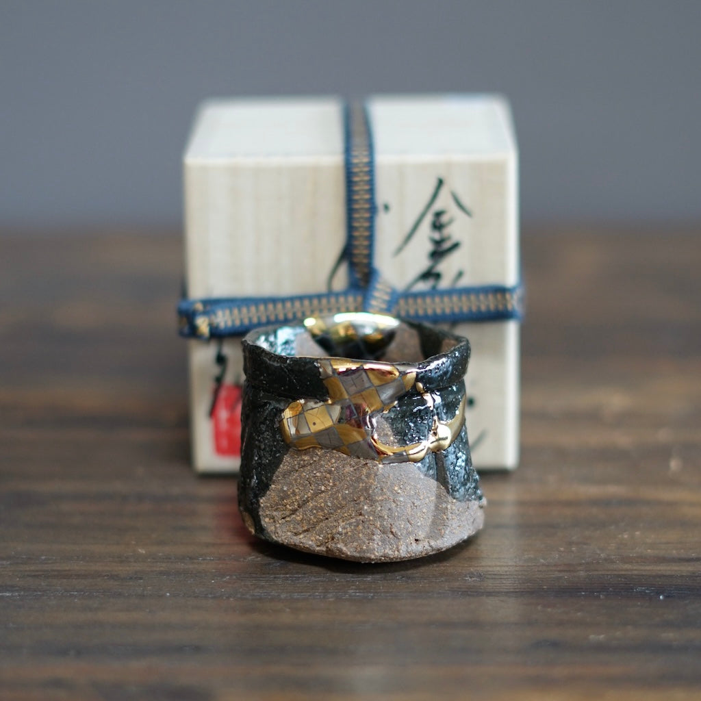 Gilded Earth GUINOMI Sake Cup #HT435