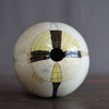 "Schematics" Globe Form Vase #BC82