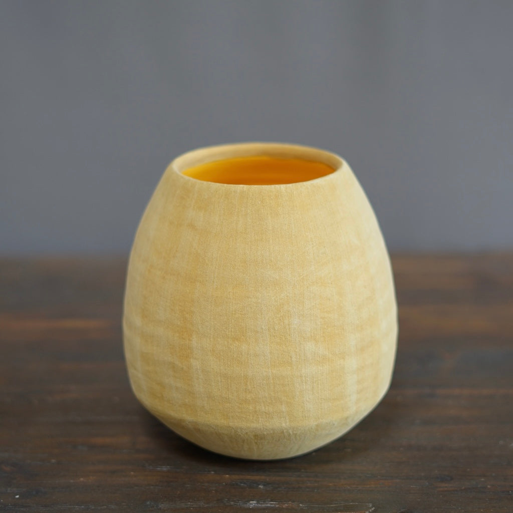 Yellow / Yellow Dino Vase #JT408C