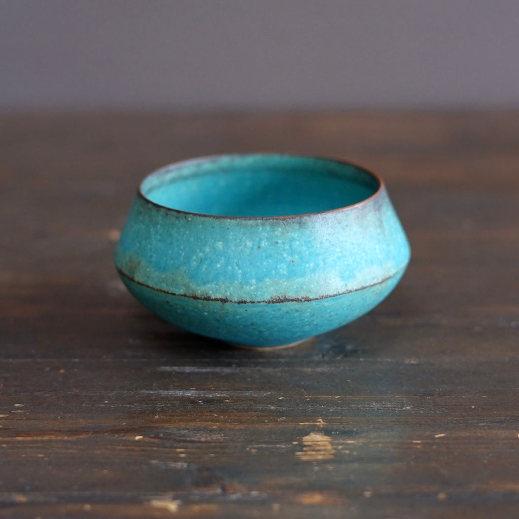 Turquoise Matcha Bowl #MS005D