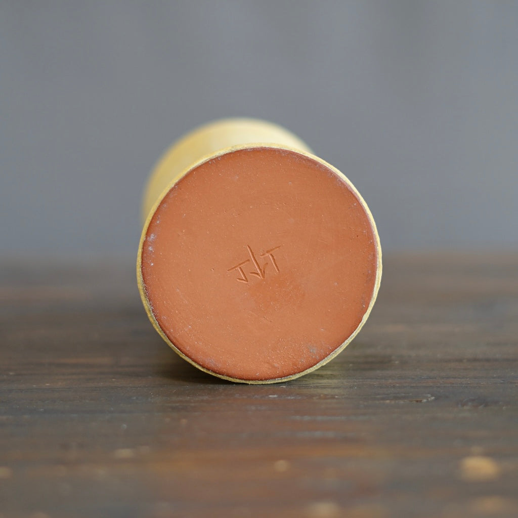 Yellow / Orange Column Vase #JT411