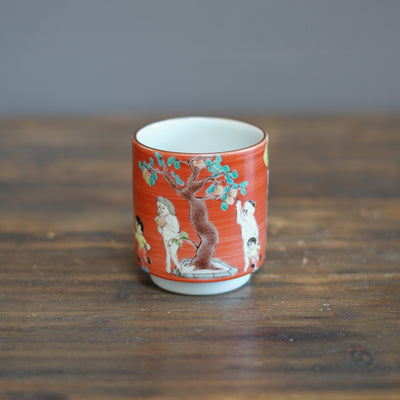 KUTANI-ISH YUNOMI Tea Cup #MA123A