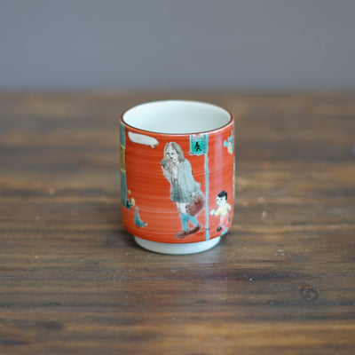 KUTANI-ISH YUNOMI Tea Cup #MA123A