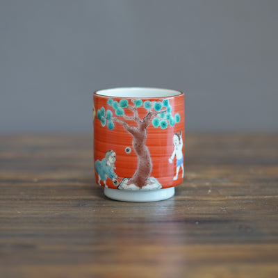 KUTANI-ISH YUNOMI Tea Cup #MA123C