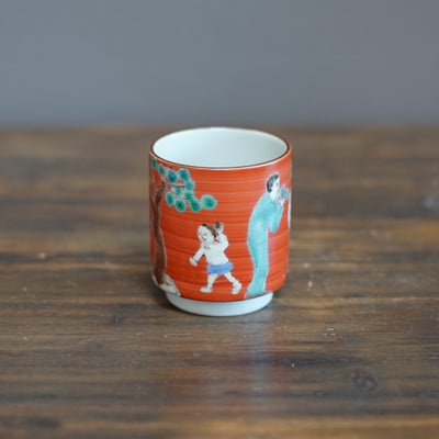 KUTANI-ISH YUNOMI Tea Cup #MA123C