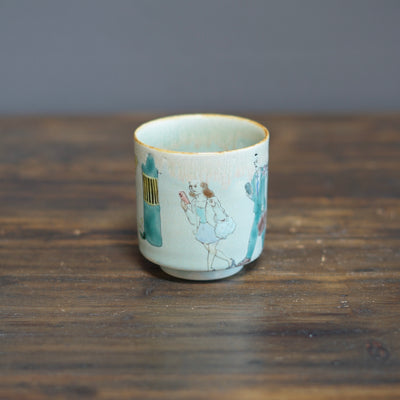 The Colors of Spring YUNOMI Tea Cup #MA123i