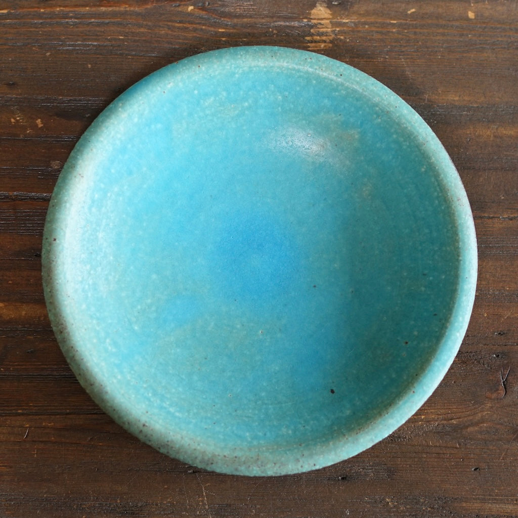 Turquoise Medium Shallow Bowl #MS007i