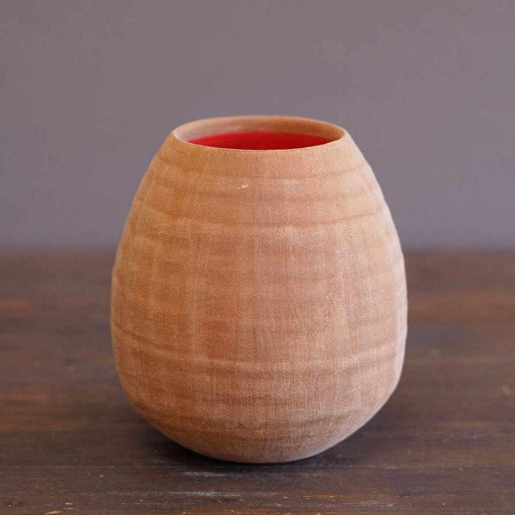 Brown / Red Dino Vase #JT437D