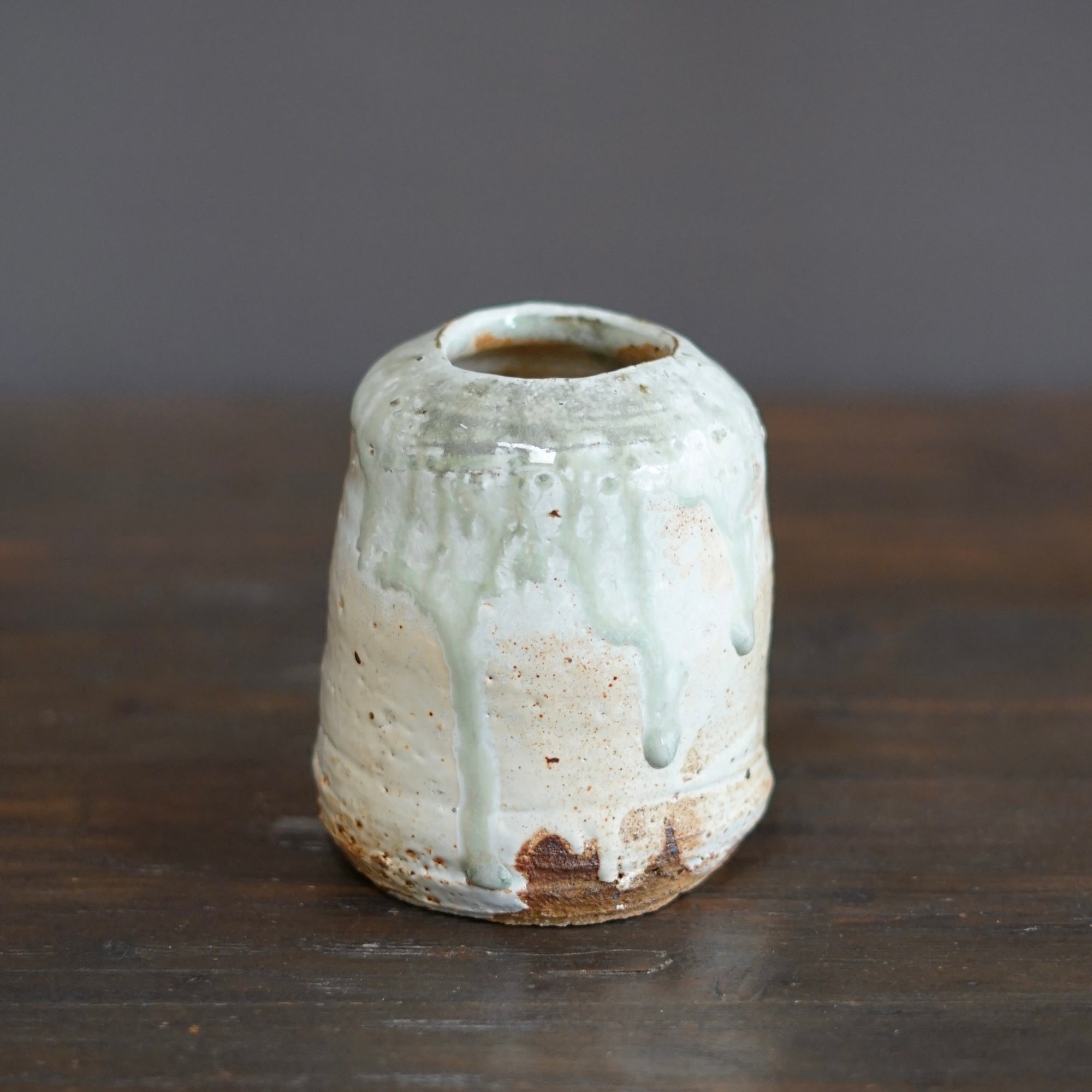 Wood Fired Flower Vase #FQ712B