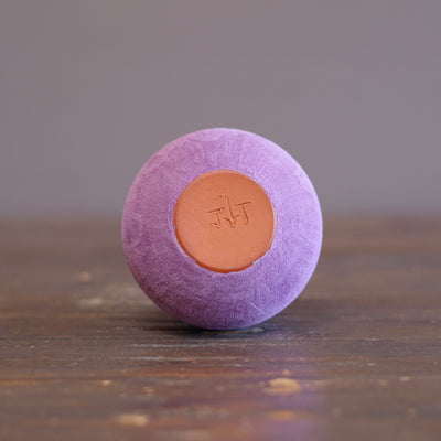 Lavender / Orange mini Dino Vase #JT438B