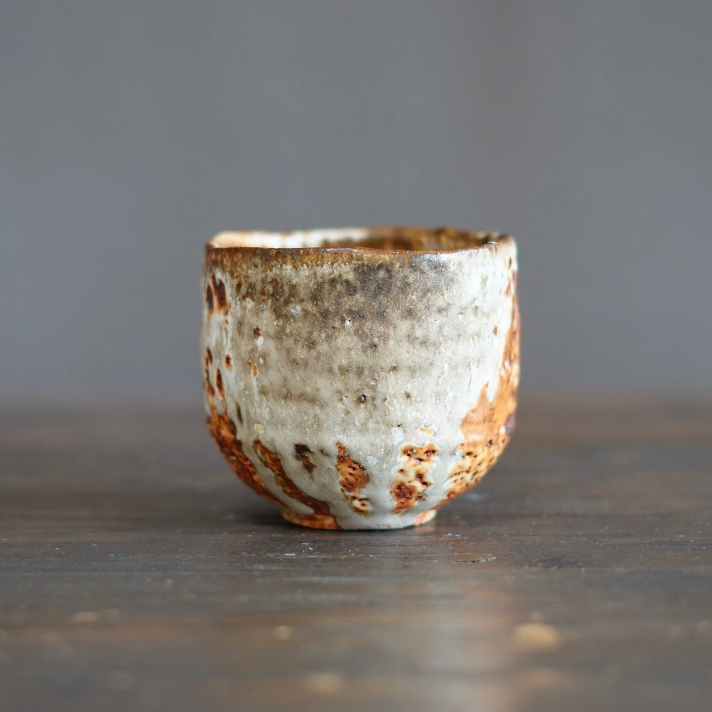 Wood Fired Tea Bowl #FQ709B