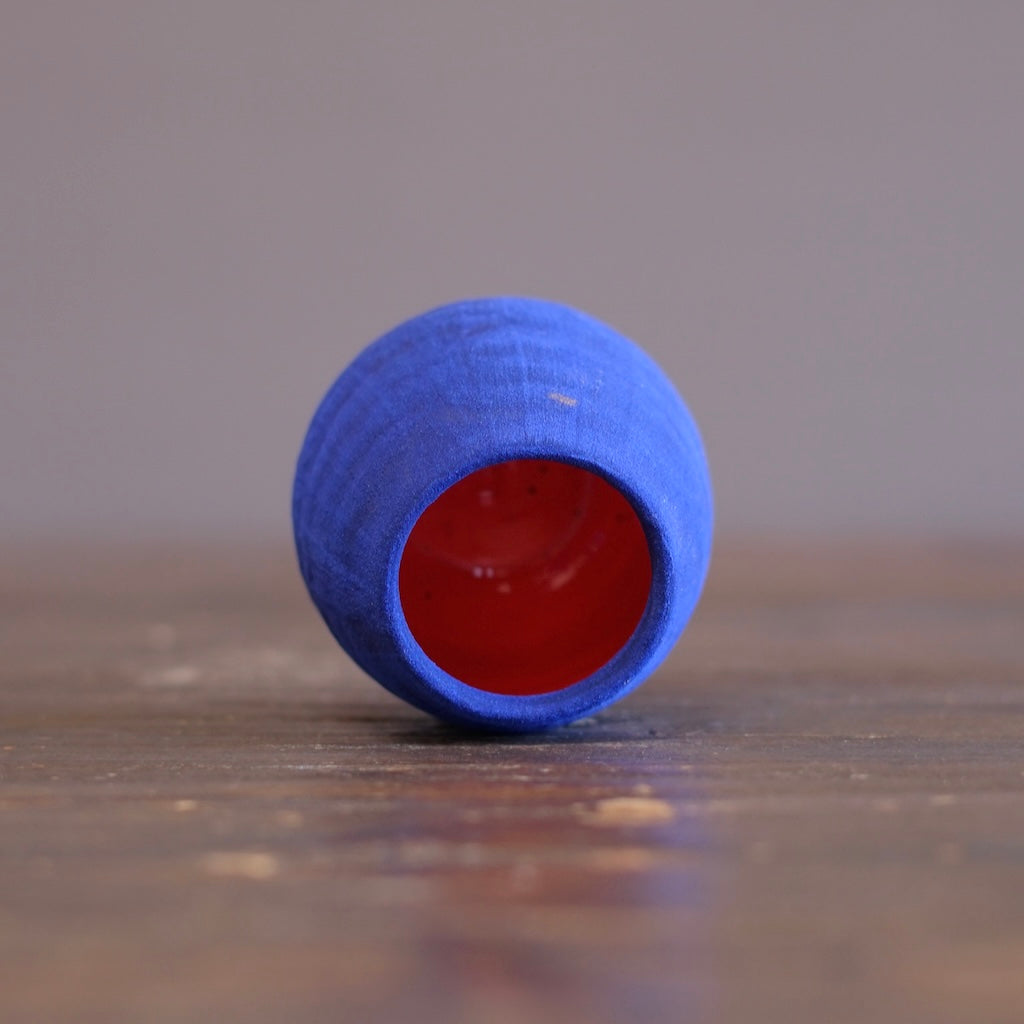 Blue / Red mini Dino Vase #JT438D