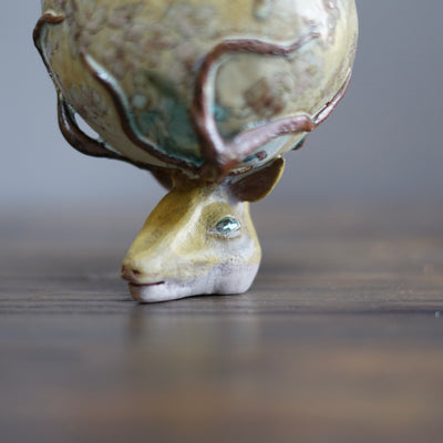 Deer Head Tea Cup #MA115B