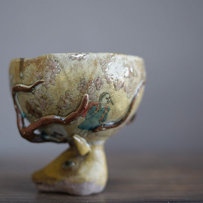 Deer Head Tea Cup #MA115B