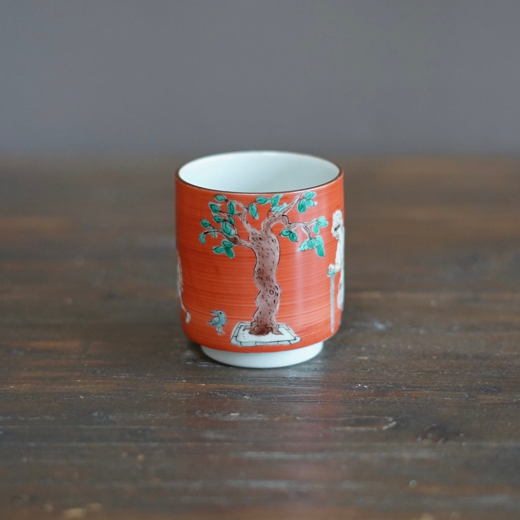 KUTANI-ISH YUNOMI Tea Cup #MA131A
