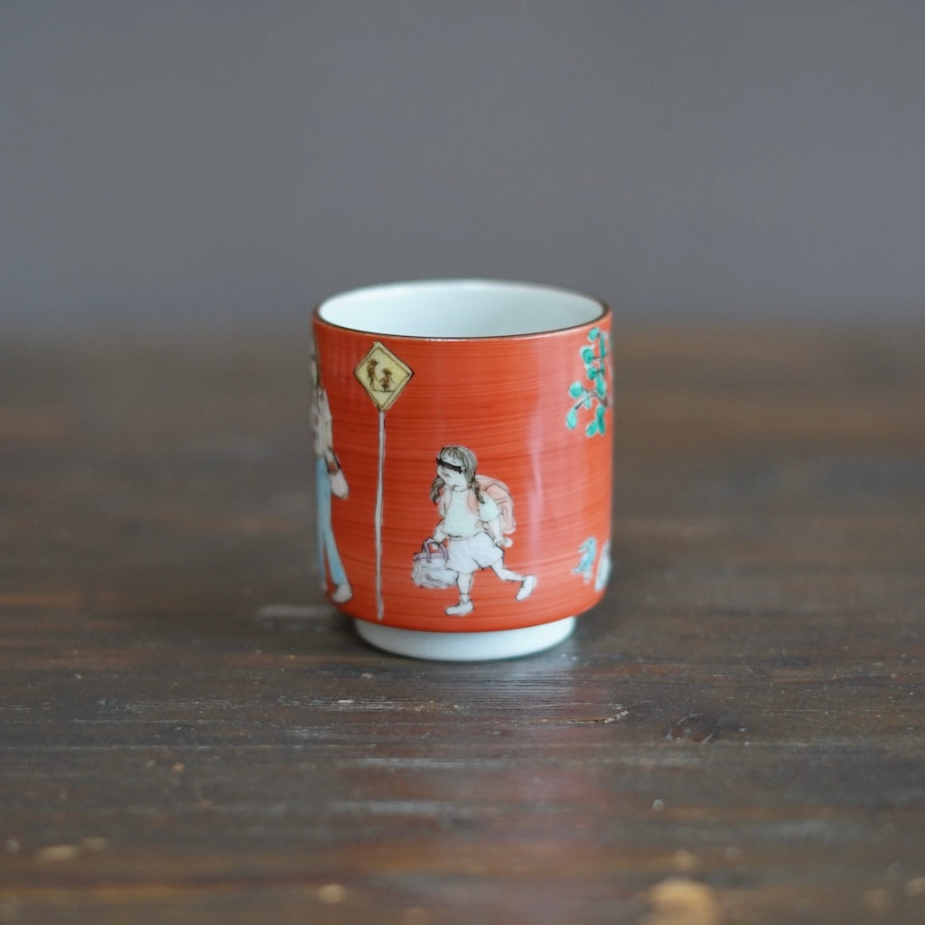 KUTANI-ISH YUNOMI Tea Cup #MA131A