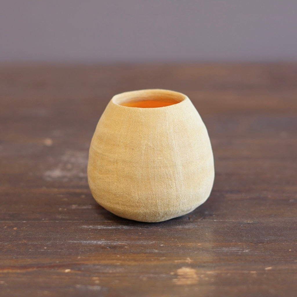 Yellow / Orange mini Dino Vase #JT438F
