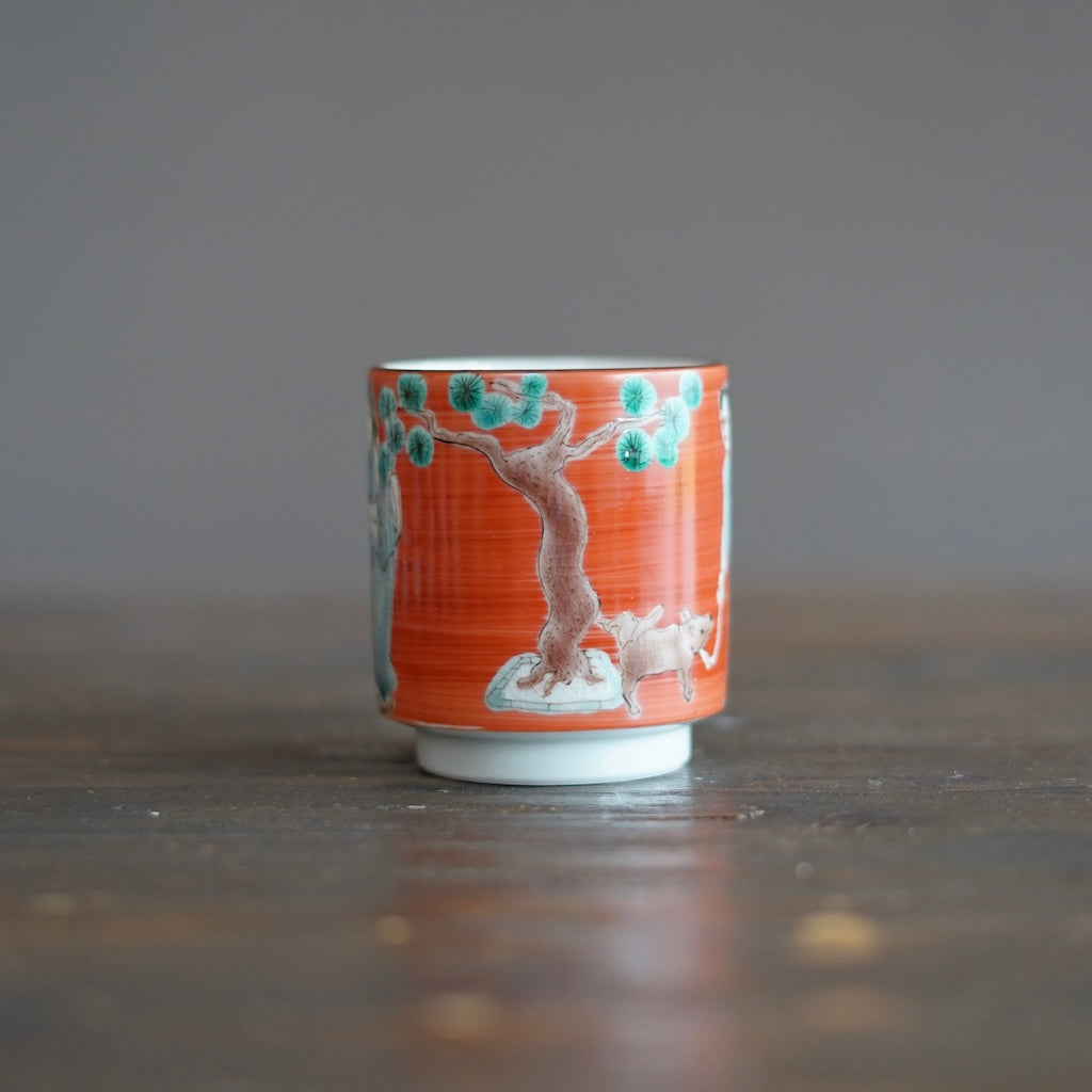 KUTANI-ISH YUNOMI Tea Cup #MA131B