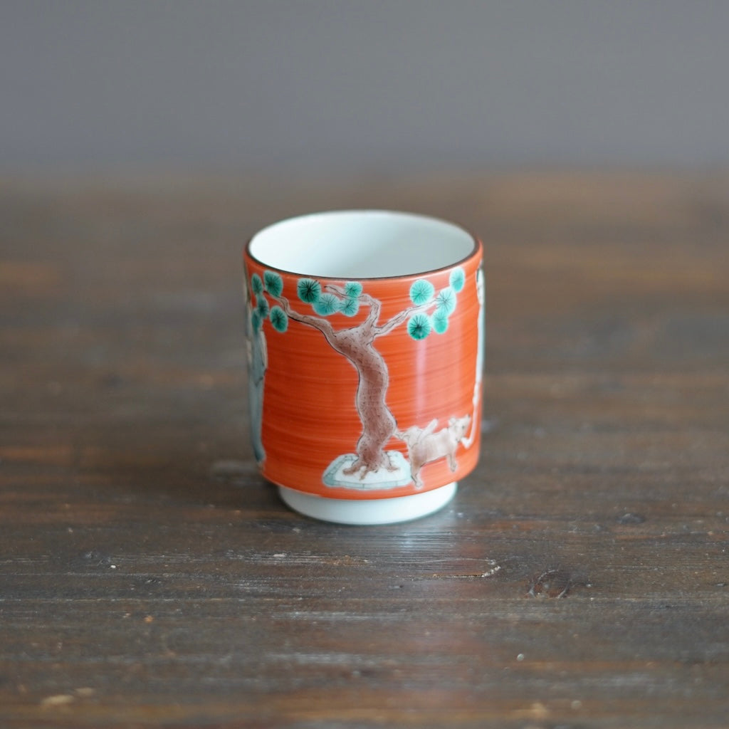 KUTANI-ISH YUNOMI Tea Cup #MA131B