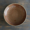 Dots Brown Deep Plate #LK806B