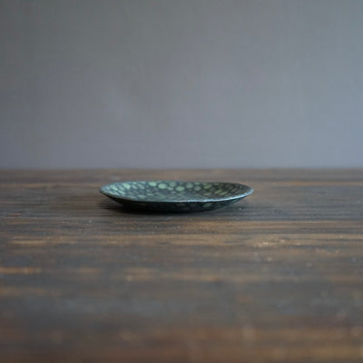 Dots Green Small Plate #LK810B