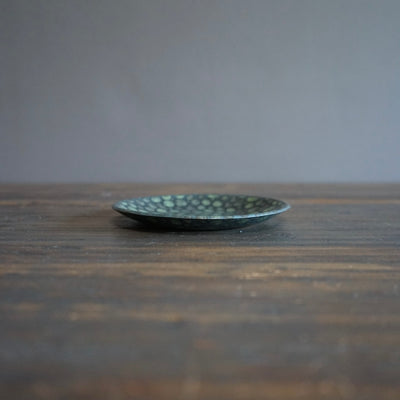 Dots Green Small Plate #LK810C