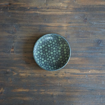 Dots Green Small Plate #LK810C