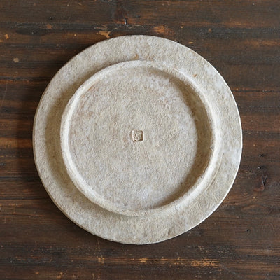 Disc Plate, Kaolinitic Clay Finish #MG2B