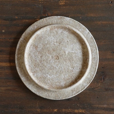 Disc Plate, Kaolinitic Clay Finish #MG2C