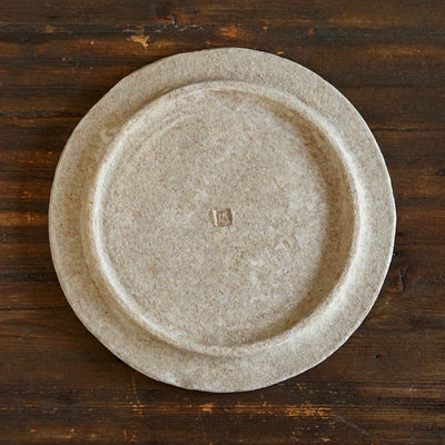 Disc Plate, Kaolinitic Clay Finish #MG2D