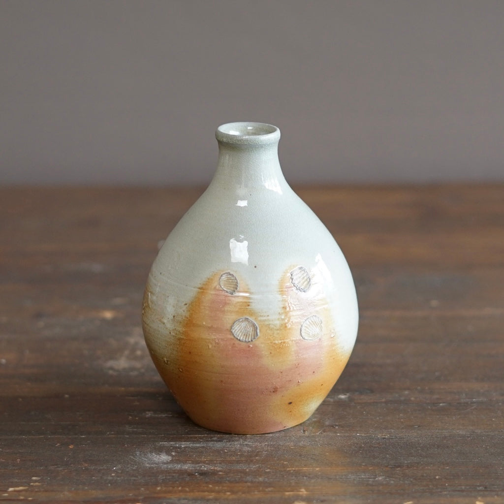 Wood Fired Bottle Vase #SY921