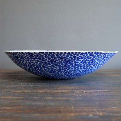 Blue Dots 16" Serving Bowl #LK800