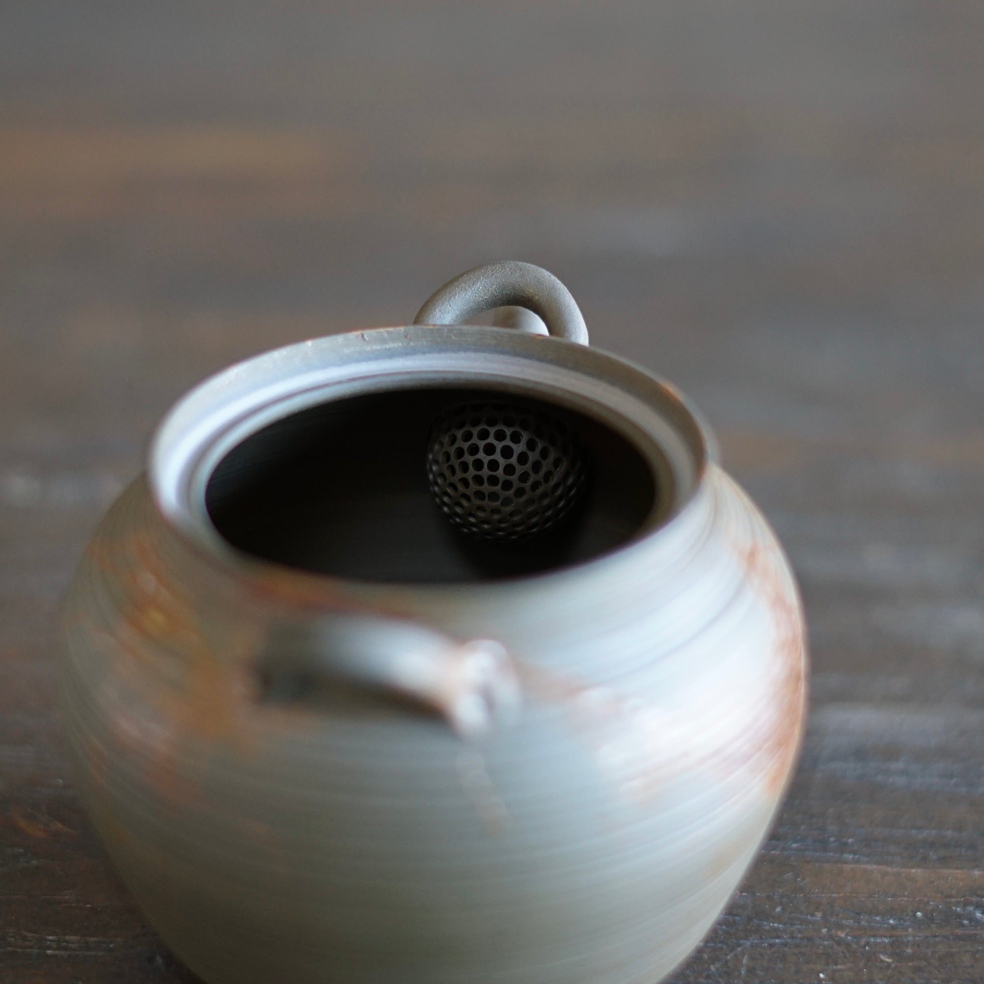 Scarlet MOGAKE DOBIN Teapot #MH6C