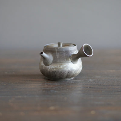 Comb Pattern MOGAKE KYUSU Teapot #MH7