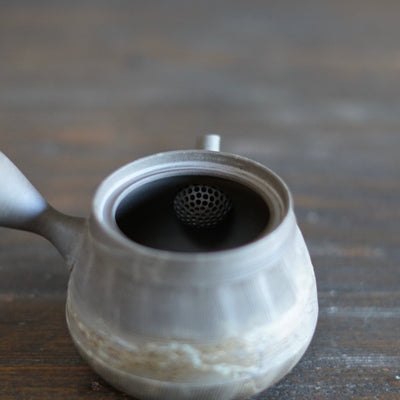 Comb Pattern MOGAKE KYUSU Teapot #MH7
