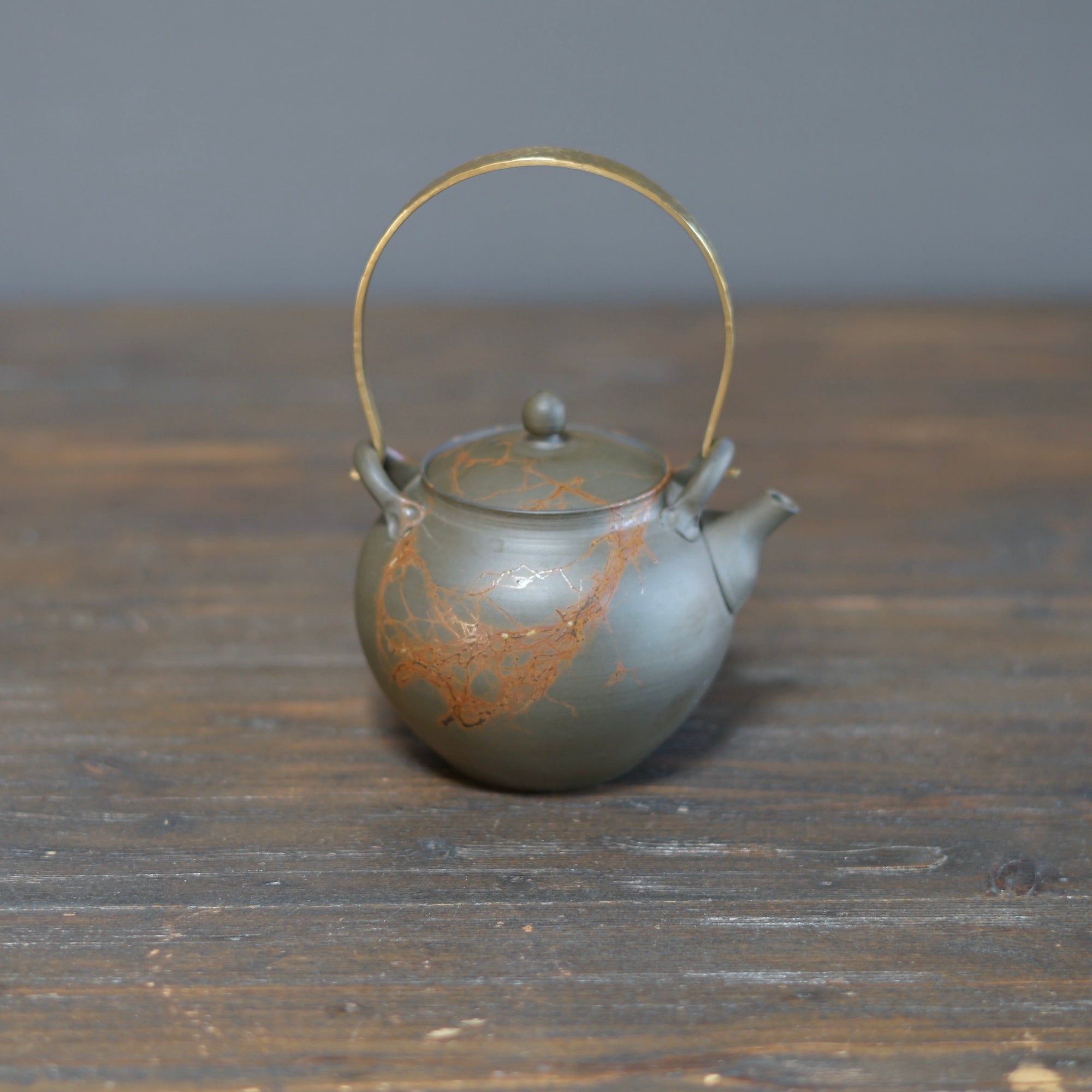 Scarlet MOGAKE DOBIN Teapot #MH6A
