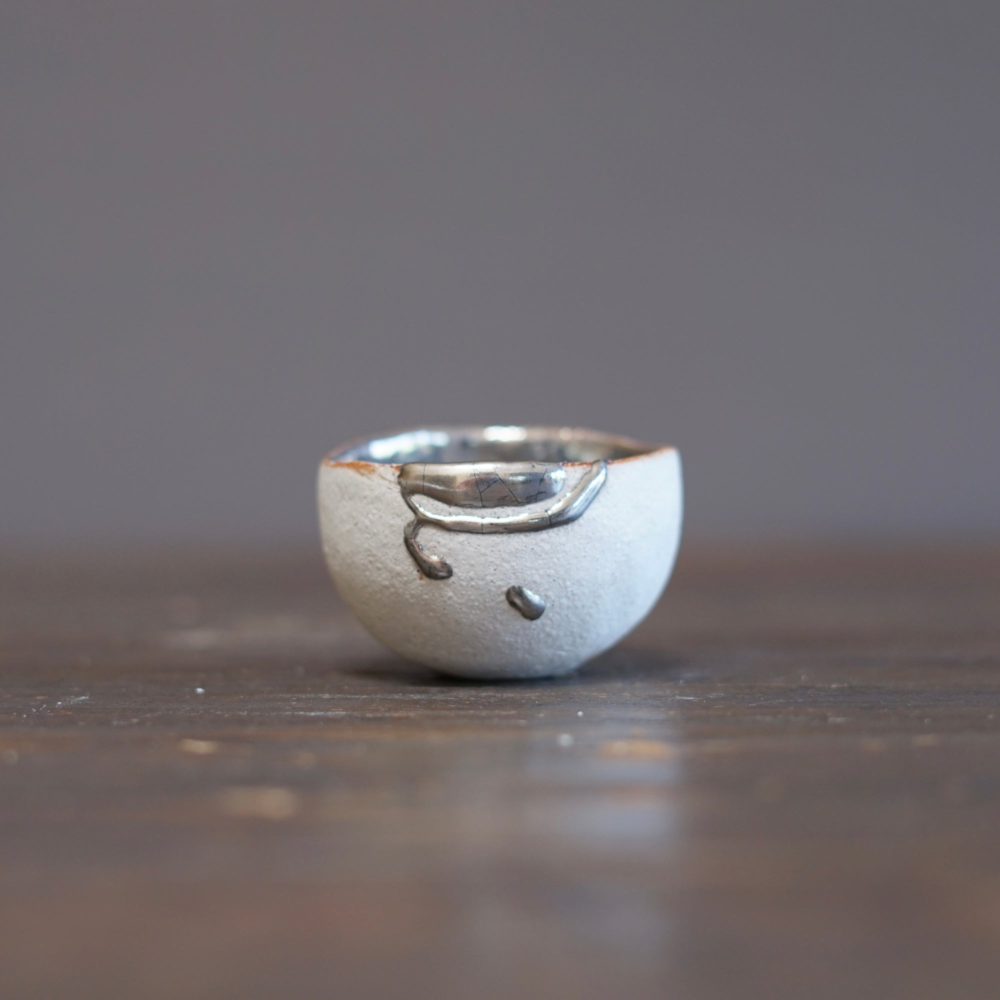 'Shimmering Mist' GUINOMI Sake Cup #HT513