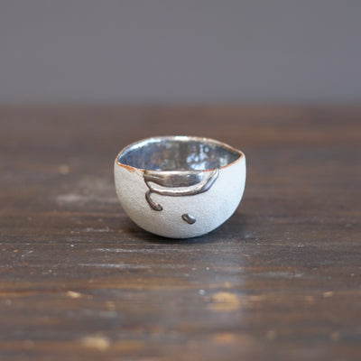 'Shimmering Mist' GUINOMI Sake Cup #HT513