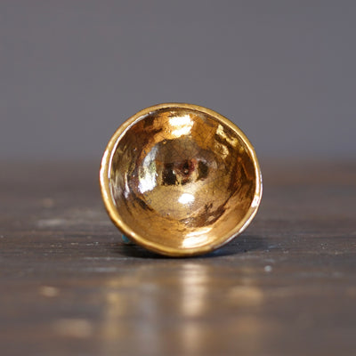 Gilded Rainbow GUINOMI Sake Cup #HT515