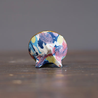 Gilded Rainbow GUINOMI Sake Cup #HT515