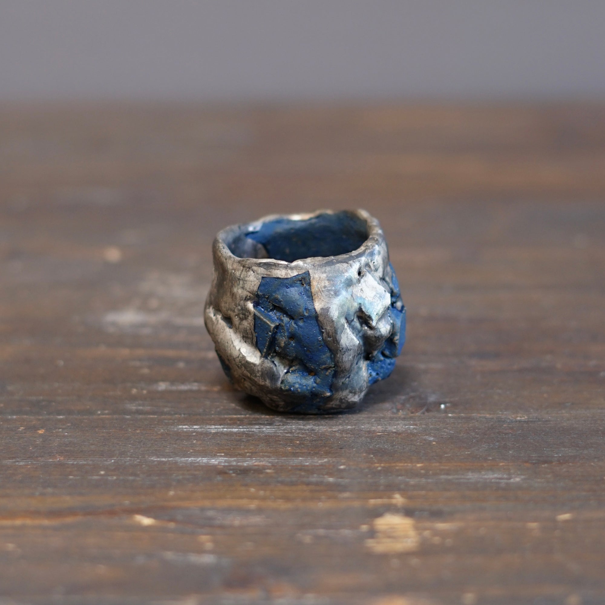 'Ocean Floor' GUINOMI Sake Cup #HT517