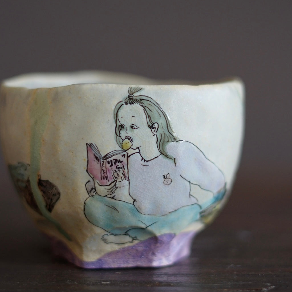 SAKURA-CHAN Tea Bowl #MA134