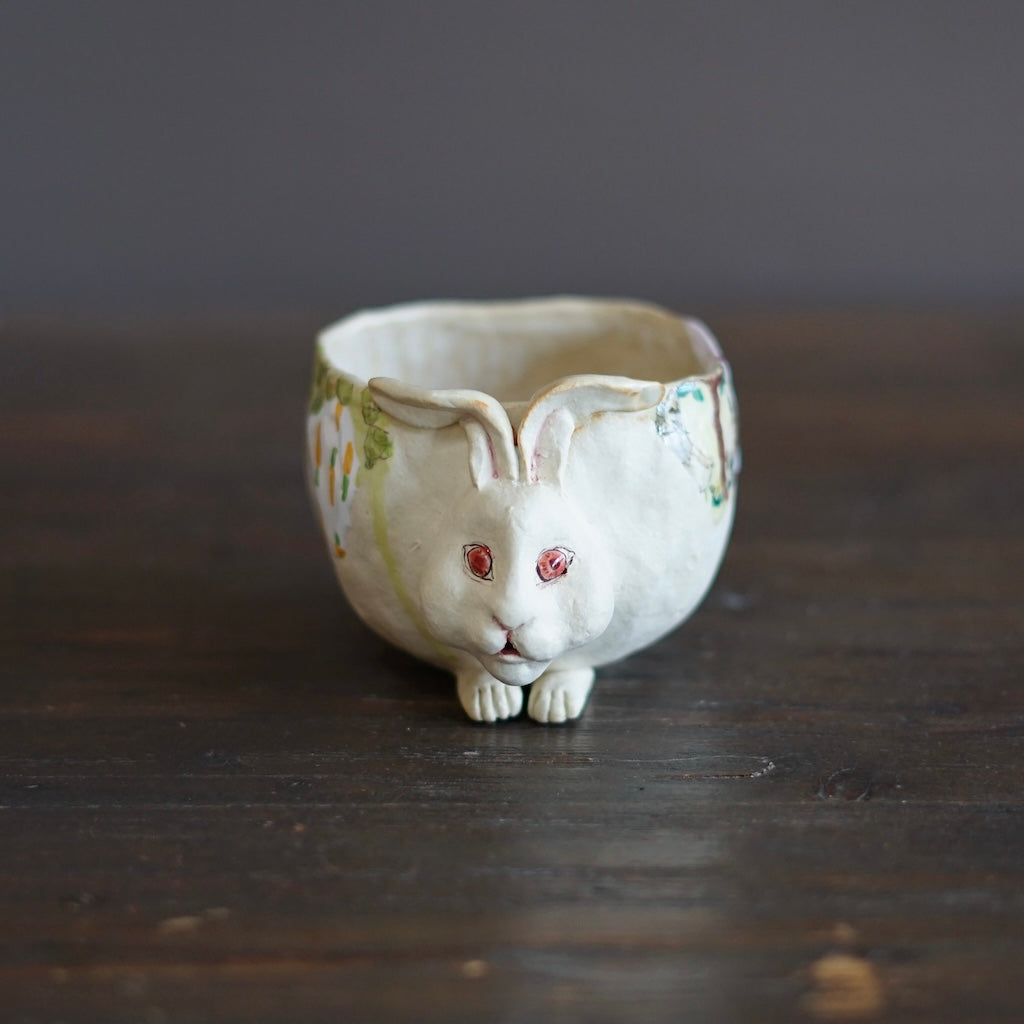 White Rabbit Tea Ceremony Bowl #MA133