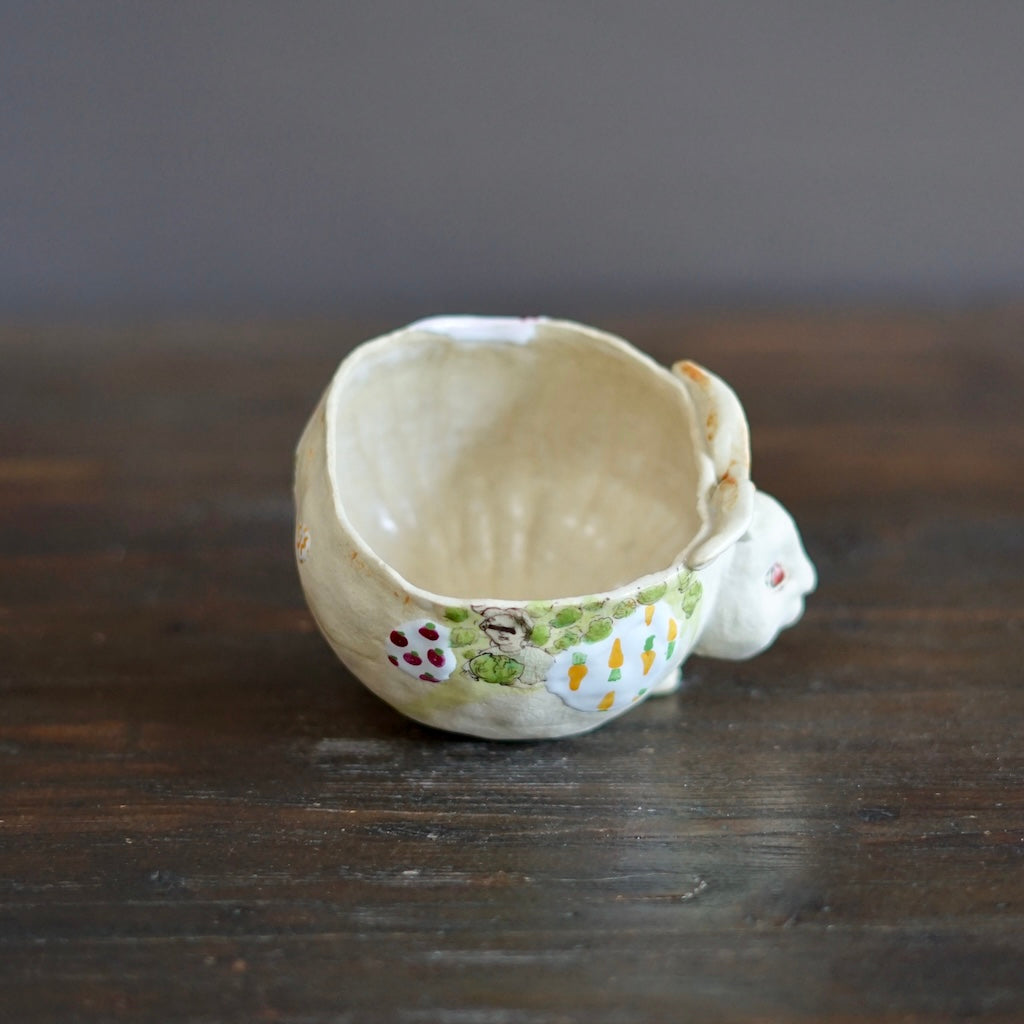 White Rabbit Tea Ceremony Bowl #MA133